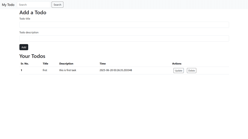 Flask Todo List